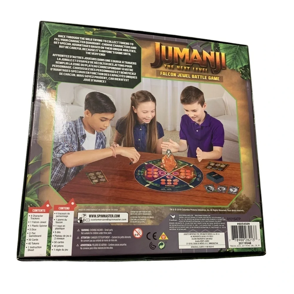 Jumanji The Next Level Falcon Jewel Battle Board Game New Ages 8+ family